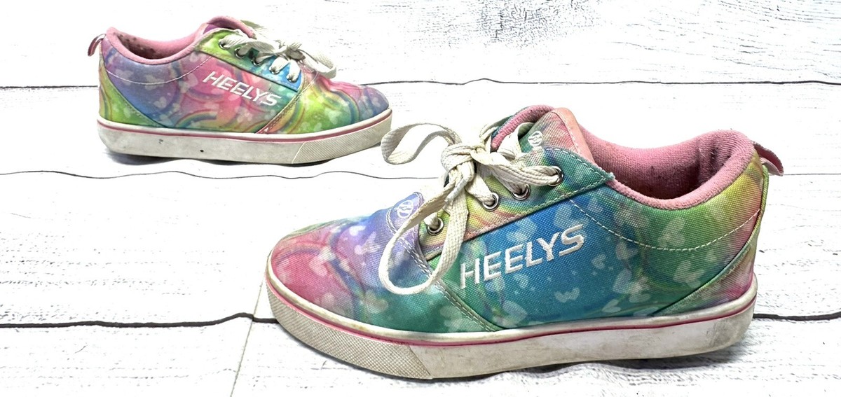 HEELYS PRO 20 Prints Skate Shoe Girls Size Youth HE310334 Hearts