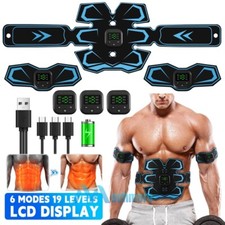 EMS Abdominal Muscle Core Toning Trainer ABS Stimulator Flex Belt Toner Tactical