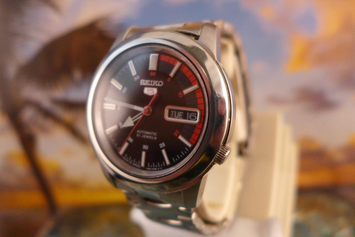 DA725 【稼動品】SEIKO5 7S26-02W0 セイコー5 SEIKO 5 Automatic 7S26-02W0 Mens Watches Scarce Rare Vintage