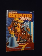 Vintage 1984 The Super Computer Snooper collectible inside IBM-PC book.