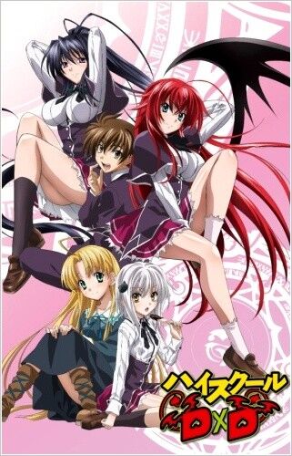 DVD Anime Uncut High School DXD Season 1-4 Series (1-49 End)+ 4 OVA English  DUB