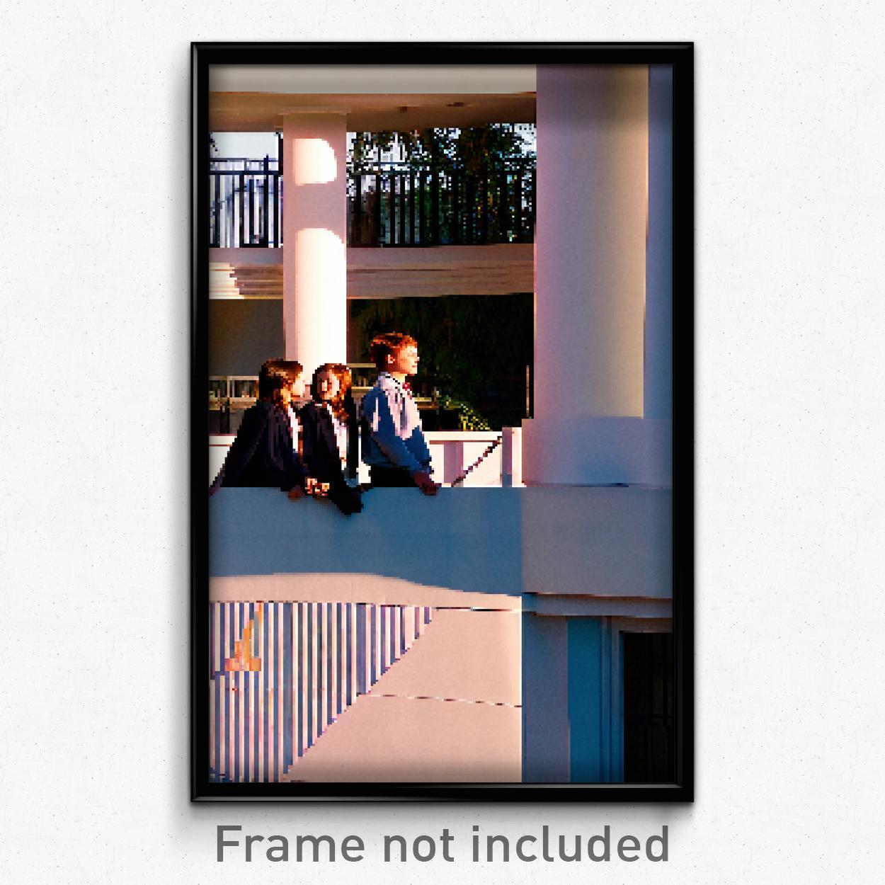 Pixel Art Poster - Standard Middle School (8 Bit Psychedelic Video Game Print)