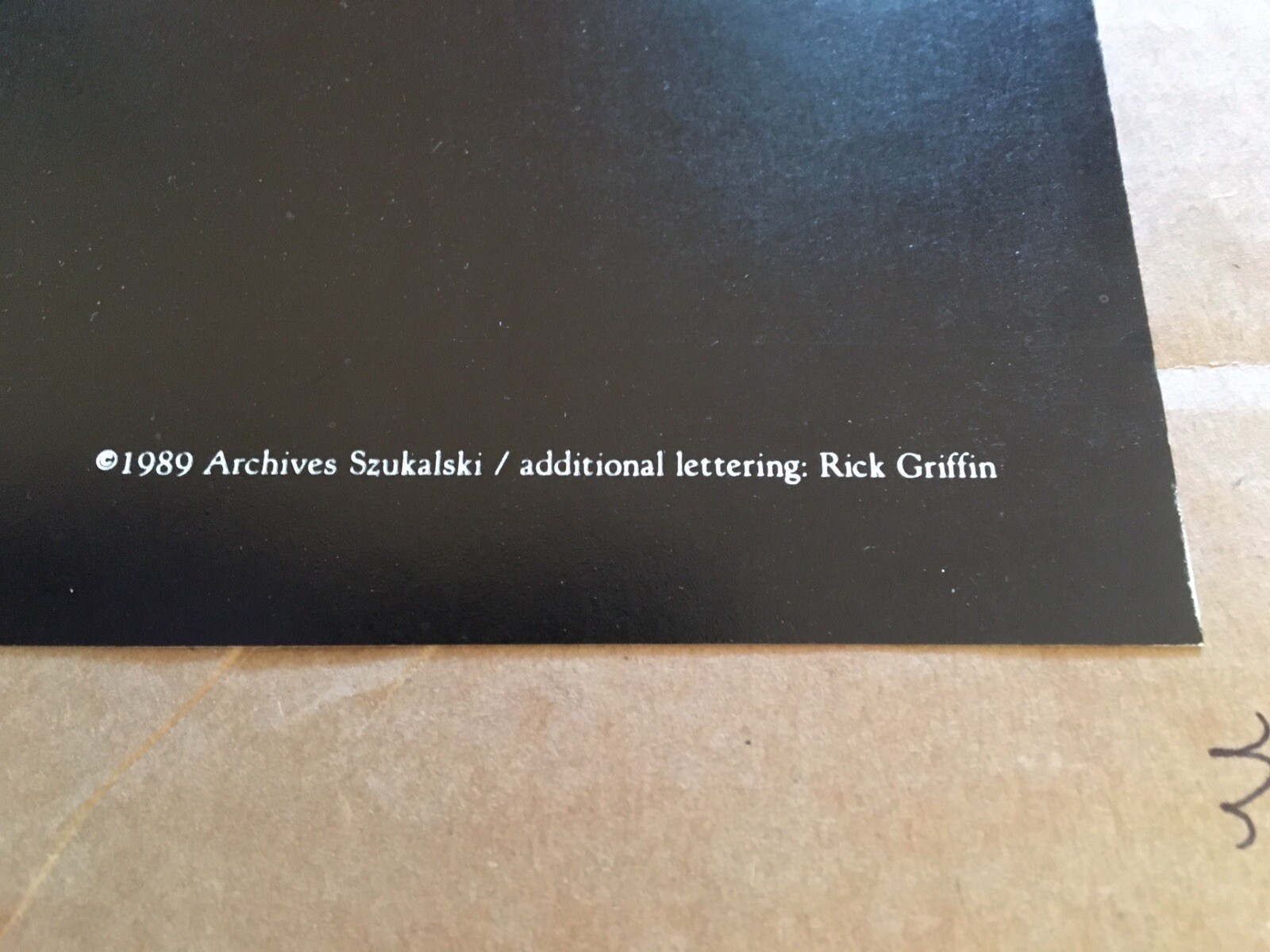 Szukalski poster Struggle RICK GRIFFIN 1989 La Luz de Jesus Vintage Not