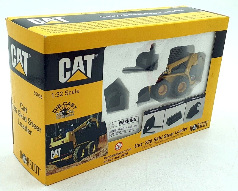 Kitty　Ｃ-26.27 Norscot 1/32 Scale Diecast 55036 - Cat 226 Skid Steer Loader