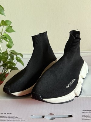 Ballenciaga Speed Trainer Black Shoes Size 9