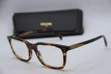 NEW CELINE CL 50081I 056 BROWN HORN AUTHENTIC FRAMES EYEGLASSES 56-19