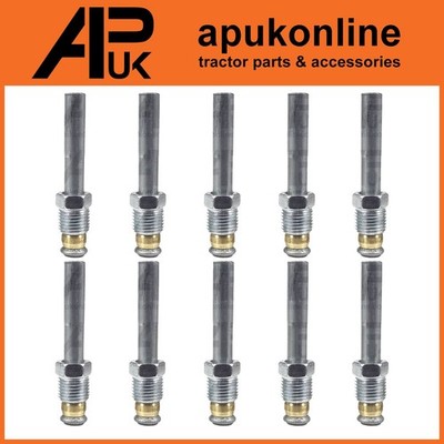 10x Fuel Filter Tails Straight Tubes Diesel for Ford 2110 2120 3500 3550 Tractor