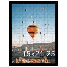 JCJMY 15x21.25 Black Puzzle Frame, Wall Hanging Picture Frame for 15 x 21.25