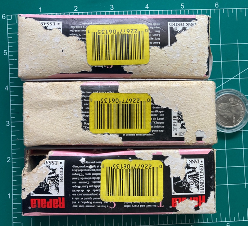 LOT NEUF 3 LEURRES DE PÊCHE NOS RAPALA SHAD RISTO RAP RR7 APPÂTS À MANIVELLE MIB TAILLE 7 RETIRÉS - Photo 5/5
