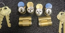 Corbin Russwin LFIC Blue Construction (6)Cores. (2)Control &  (2)Operating Keys 