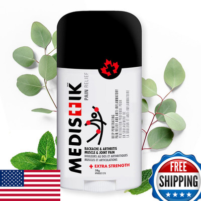 Medistik Extra Strength Pain Relief Stick. Long Lasting Topical Pain Reliever
