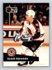 1991-92 Pro Set - Scott Stevens #292 St. Louis Blues Hockey Card