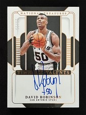 25/25 ≈1/1 ! 2024-25 Immaculate Collection David Robinson Timeless Talents Auto