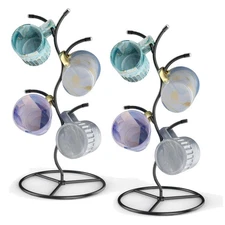 2 Pack Mug Holder Metal Coffee Holders Tree Decorative Rack Cup for Kitchen
