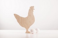 Hahn, Gockel, Holzfigur, Statue, Standfigur, FrüHling, Ostern, Holz, Natur
