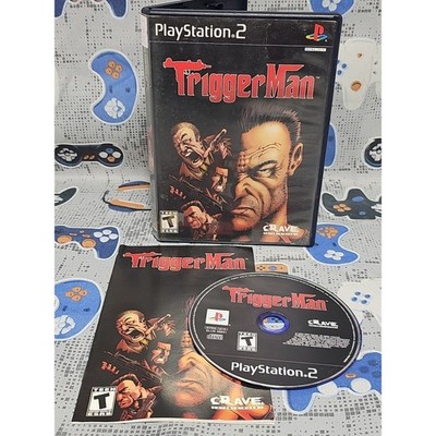 Trigger Man (Sony PlayStation 2, 2004) PS2 CLEANED & TESTED W/Manual CIB