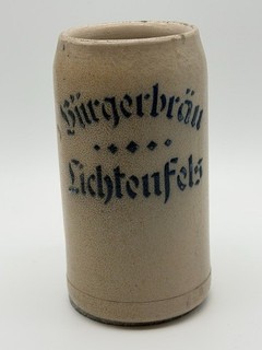 1 l Bierkrug Masskrug Krug Bier Brauerei Bürgerbräu Lichtenfels