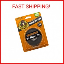 Gorilla Heavy Duty; Extra Long Double Sided Mounting Tape; 1" x 120"; Black; Pa