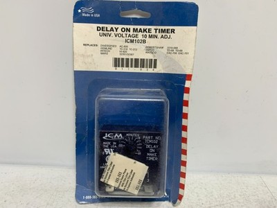 ICM Controls ICM102B Delay On Make Timer 1.5A Universal Voltage 10 Min Adj.