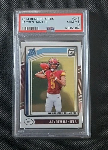 2024 Panini Donruss Optic Jayden Daniels #248 Rated Rookie PSA 10 GEM MINT!!