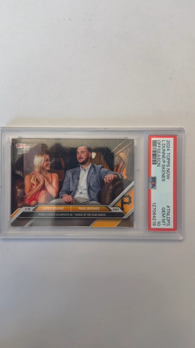 2024 Topps NOW Paul Skenes Livvy Dunne Offseason PSA 10 GEM MINT Viral Rookie - Video 1 von 1