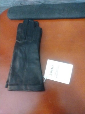 Vintage JONELLE FUTURA II Leather Gloves Size 6 Silk Lined Made BY PITTARDS