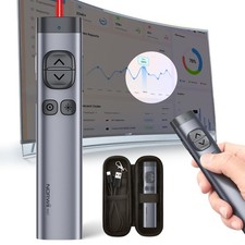 Wireless Presentation Clicker for PowerPoint, Bluetooth Remote for TV Display