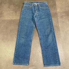 Vintage 70s 80s Levi s 501 0115 Dark Wash Denim Jeans USA Tagged 31x32 Worn