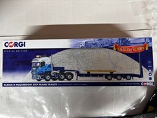 Corgi CC13745 Scania R Nooteboom Step Frame Trailer ‘Stobart Rail’