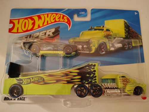 Hot Wheels Super Rigs Rock N' Race Hauler Trailer Semi Truck 1/64 - Bild 5 von 5