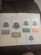 1987 Miami Dolphins "Awards Night " Tickets And Parking Pass (Hard To Find)