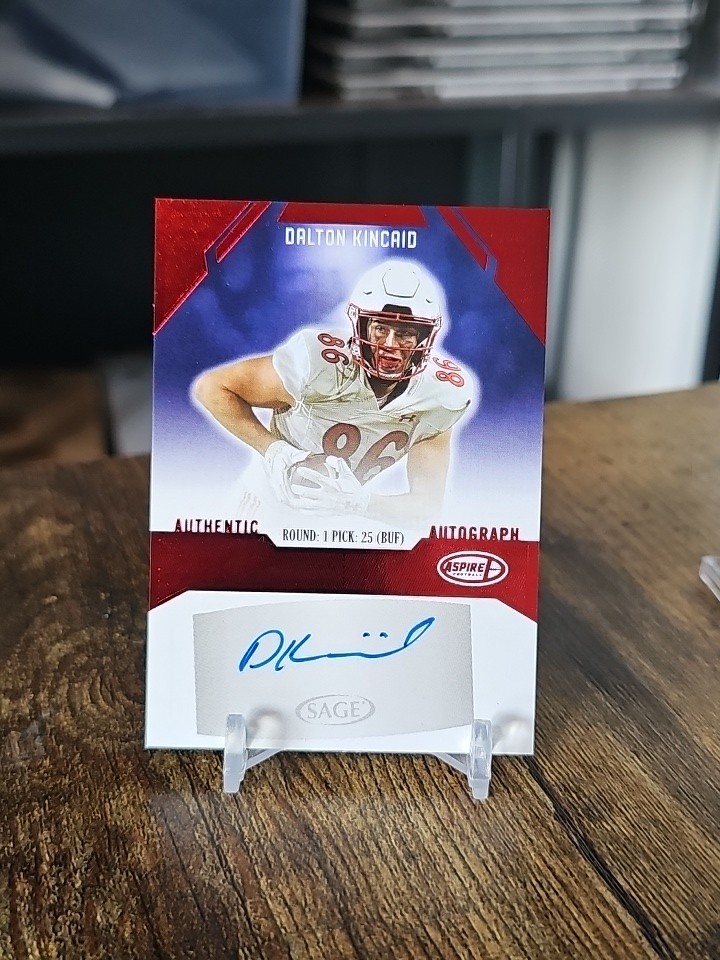 2023 SAGE Aspire Dalton Kincaid Red Rookie Autograph (RC) (AU) #ASP-DK