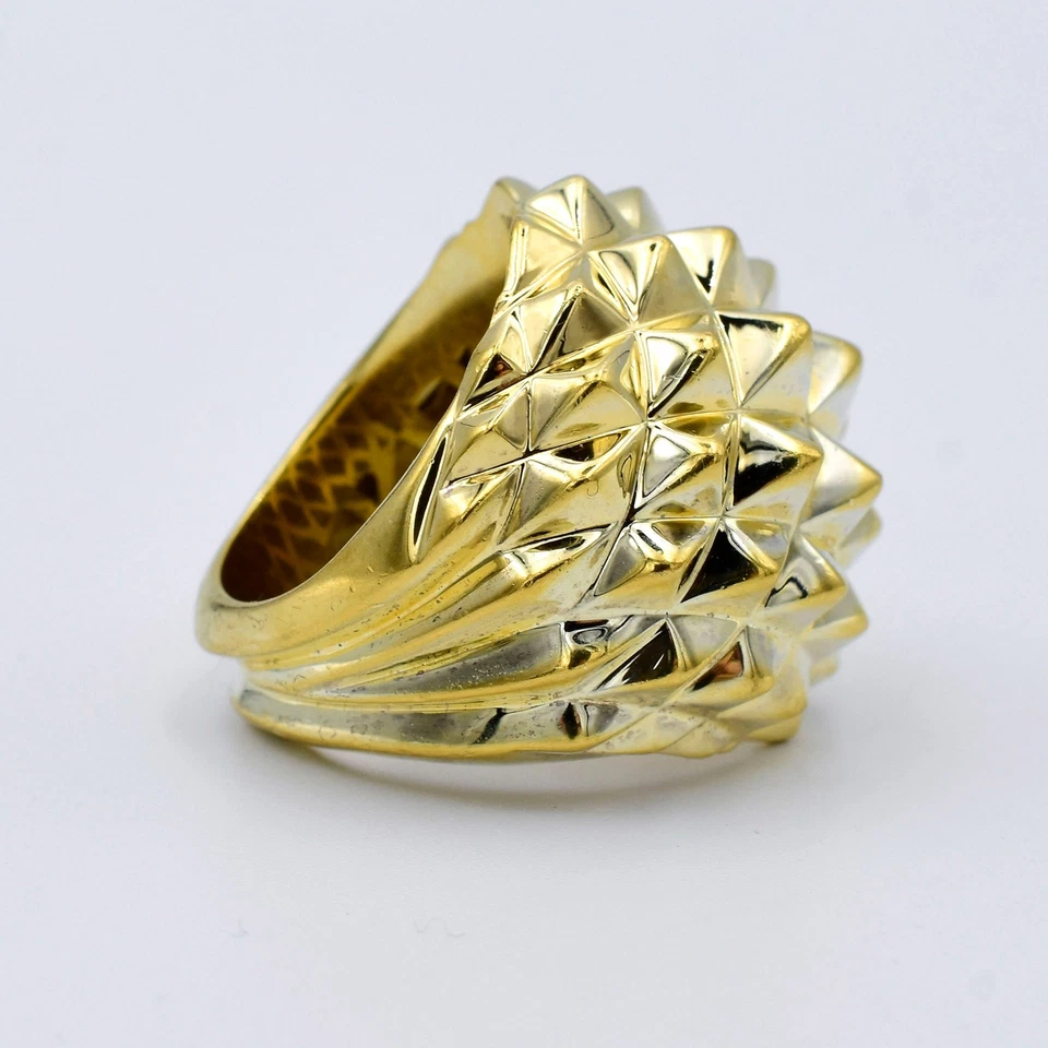 Anillo Stephen Webster Superstud Oro Vermeil Cúpula Talla 7 Foto 2 de 4