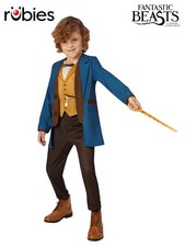 Newt Scamander Deluxe Costume, Child - 9-10 Yrs - Rubies
