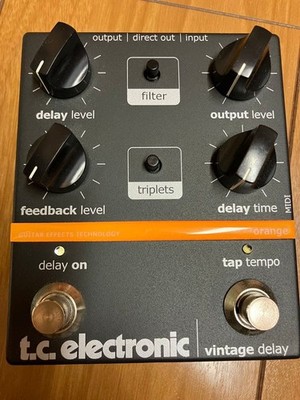 T.c. Electronic Vintage Delay Pedal Japanese Guitar Effect Unit Stompbox Analog