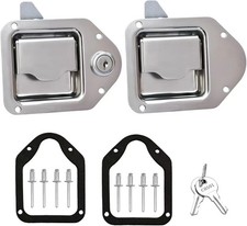 Truck Tool Box Latch Replacement- 304 Stainless Truck Toolbox Lock Kit 4 2 Pack Truck Tool Box Latch Replacement- 304 Stainless Truck Toolbox Lock Kit 4 2 Pack