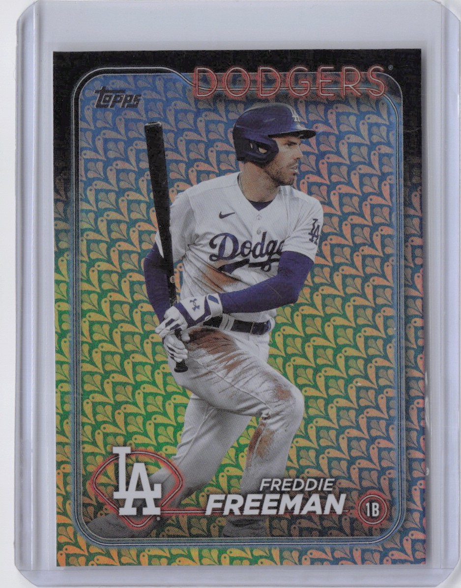 2024 Topps Freddie Freeman Holiday #102 Los Angeles Dodgers