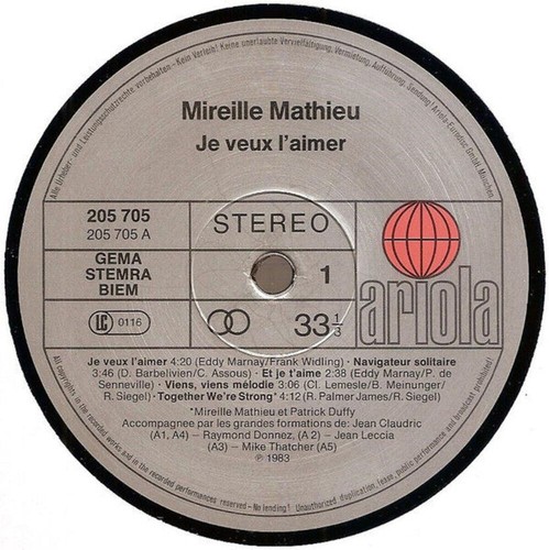 Je Veux L'Aimer | Mireille Mathieu | Guter Zustand - Bild 6 von 7