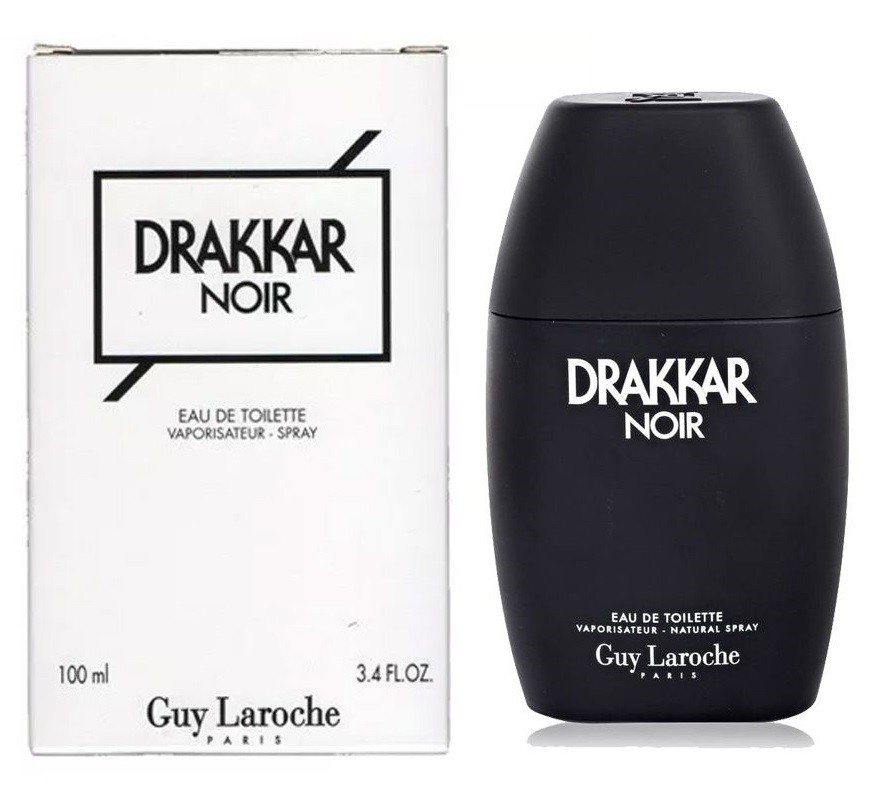 DRAKKAR NOIR by Guy Laroche for Men 3.4 oz Eau de Toilette Spray NEW AS PICTURE