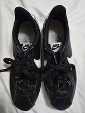 Size 8 - Nike Classic Cortez Leather Black White W