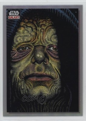 2023 Topps Chrome Star Wars Galaxy Refractor Emperor Palpatine The Up Close 4nm