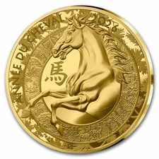 2026 France 1/4 oz Gold €50 Year of the Horse Proof (Lunar)