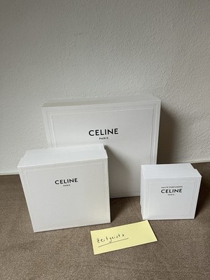 CELINE Original Luxury Packaging Boxes Set (3 Sizes)  Empty Retail Display Boxen