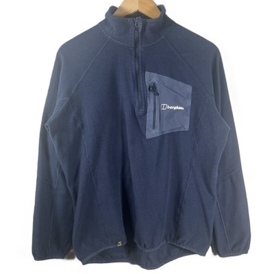 Berghaus Jacke Damen Medium Fleece Quarter Zip Navy Polartec Wandern