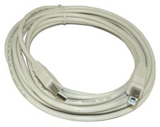15ft USB 2.0 Certified 480Mbps Type A Male to B Male Cable Beige
