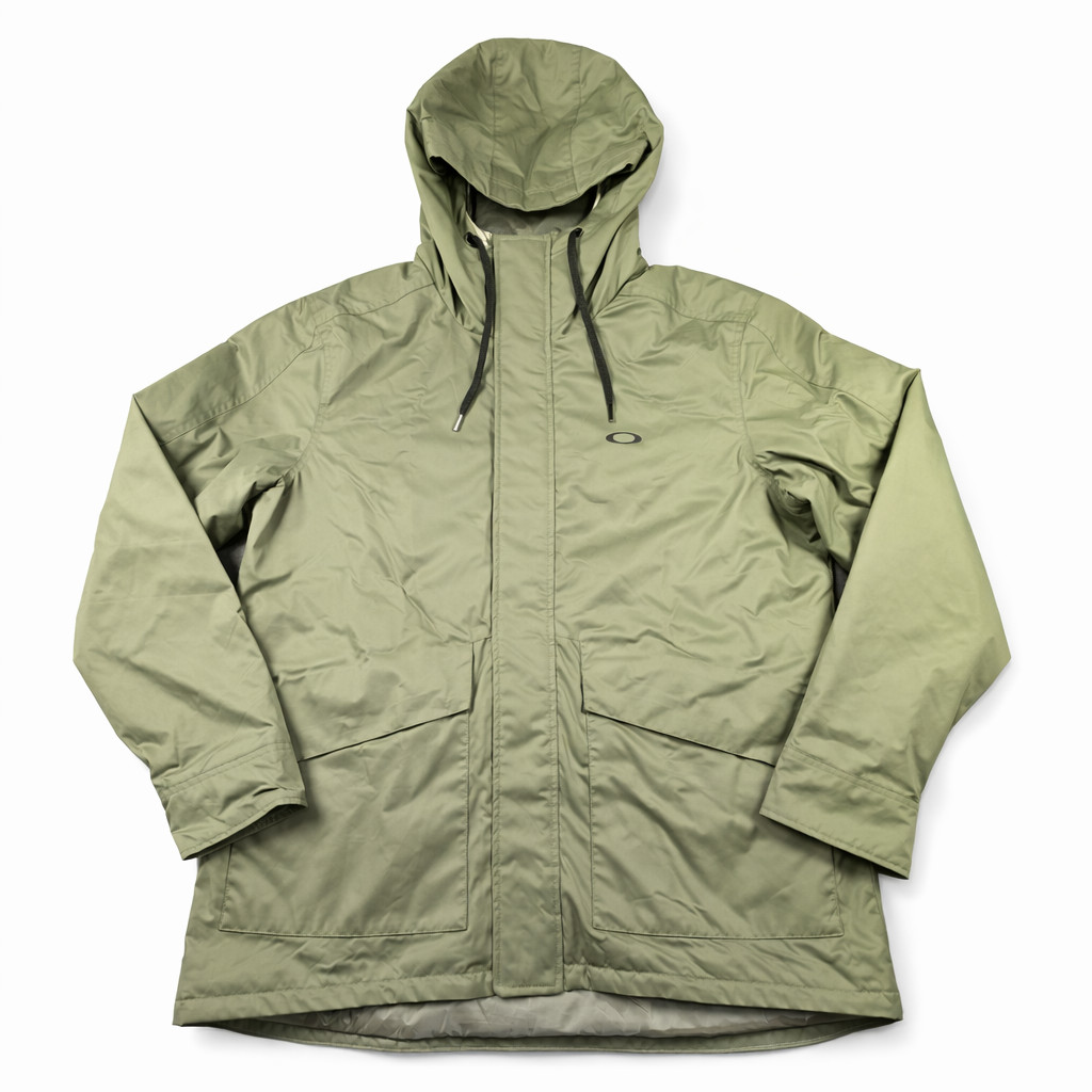 Oakley Men’s Insulated Hooded Parka Jacket Olive Military Green XL