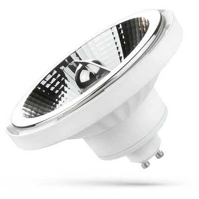 Spectrum LED Reflektor AR111 Weiß 10W GU10 800lm Neutralweiß 4000K 20° DIMMBAR