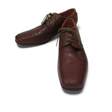 Vintage Azor Brown Tan Men's Lace Up Shoes Classic EU 43 UK 9 Preloved