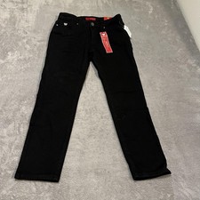 Guess Brit Rocker Slim Tapered Jeans Mens 32x30 Black Stretch Denim Casual
