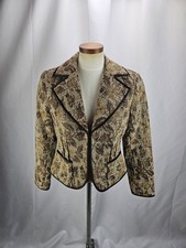 Doncaster Women's Brown Wool Blend Blazer Jacket 8